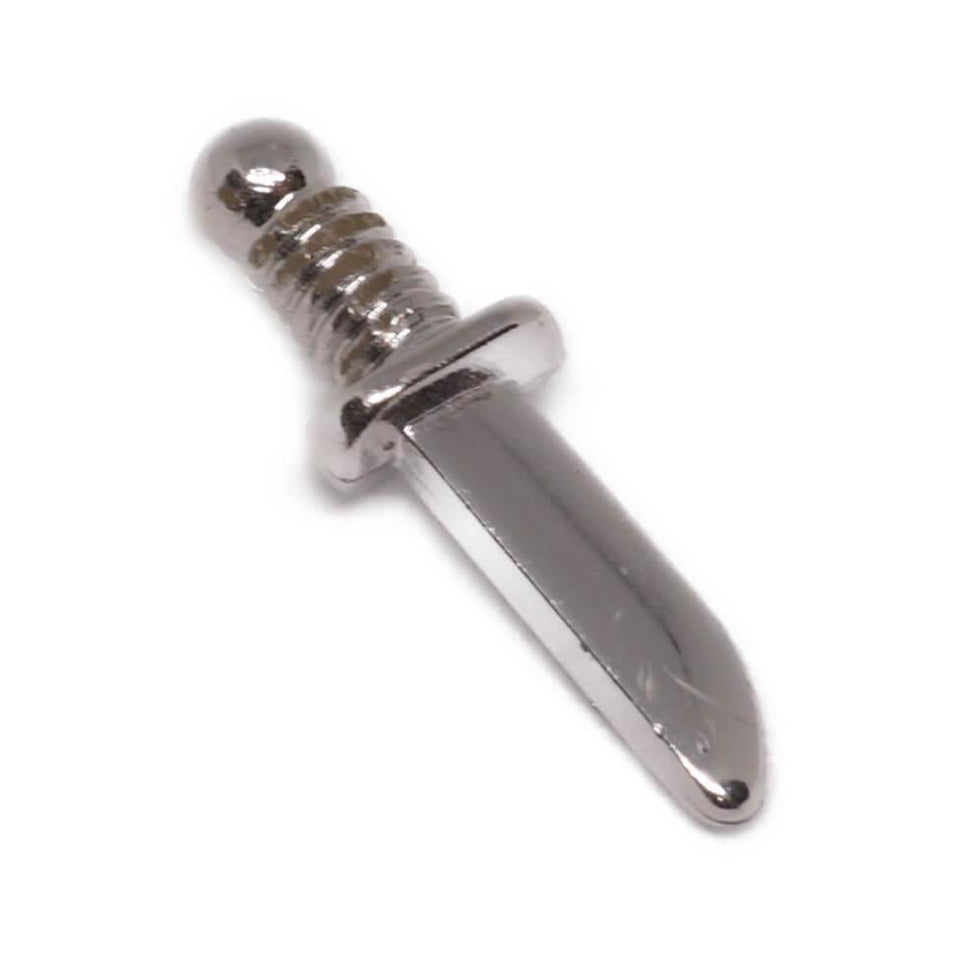 LEGO minifigure knife accessory with detailed handle part 44658a