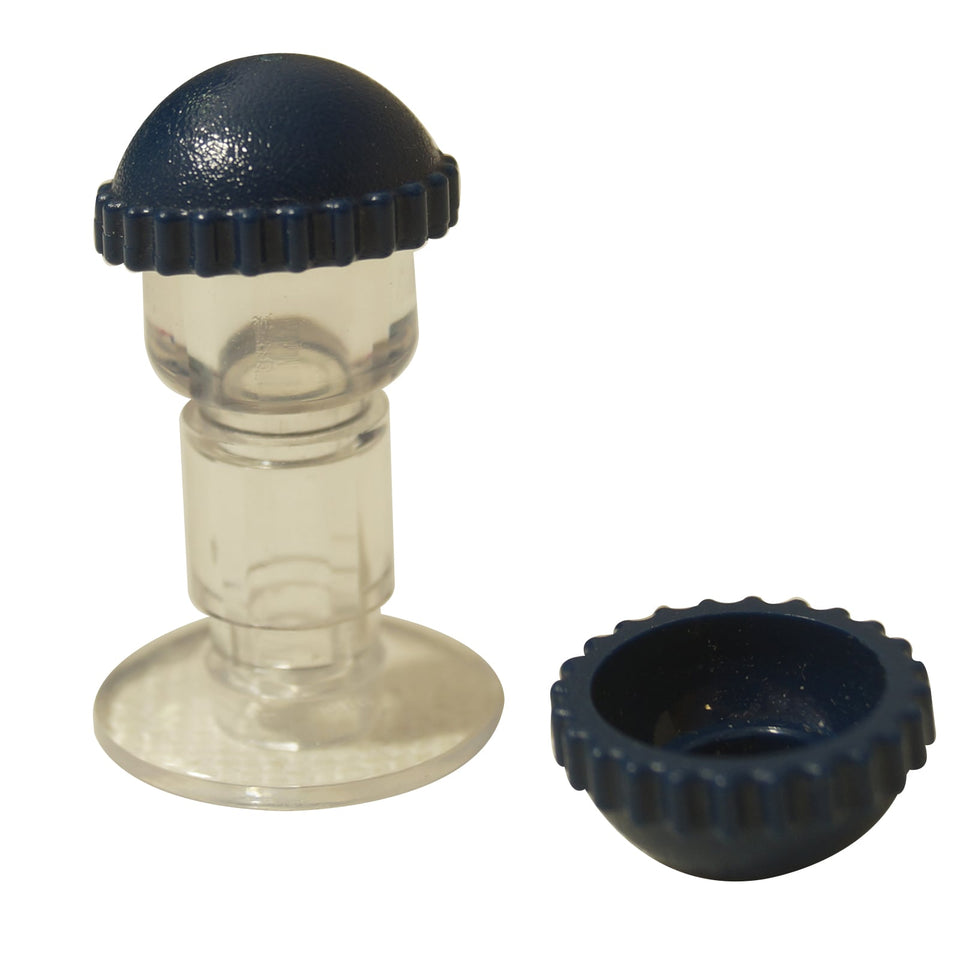 LEGO® cappello a maglia per minifigure in blu scuro, copricapo in stile beanie classico per scene moderne e invernali.
