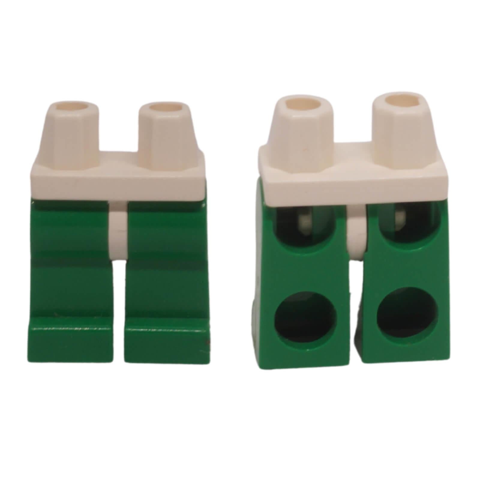 LEGO® Minifigure Legs with White Hips and Green Legs Part 970c06