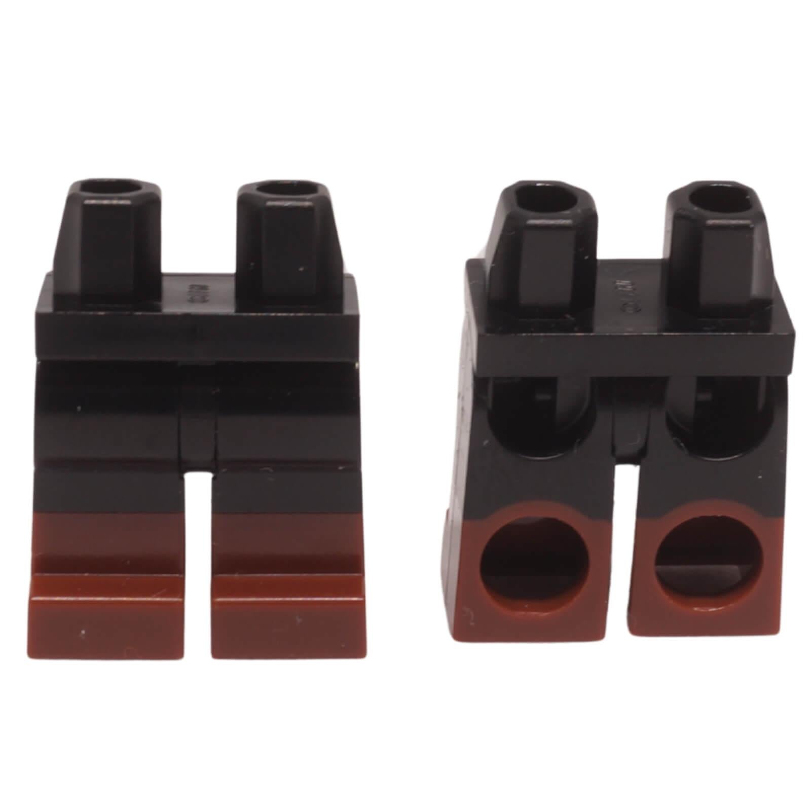 LEGO minifigure hips and legs with molded boot lower section part 970c00pb1023
