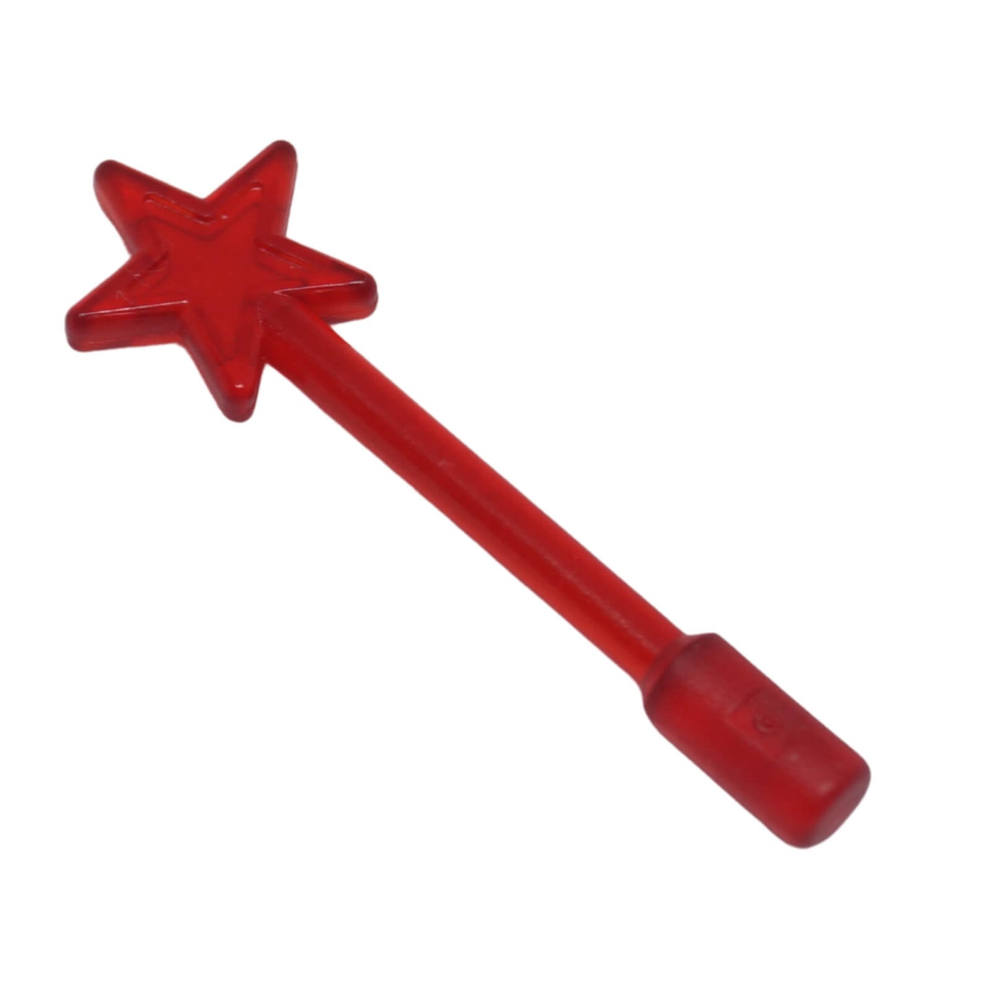 LEGO® Minifigure Magic Wand 6124 with star tip trans-red