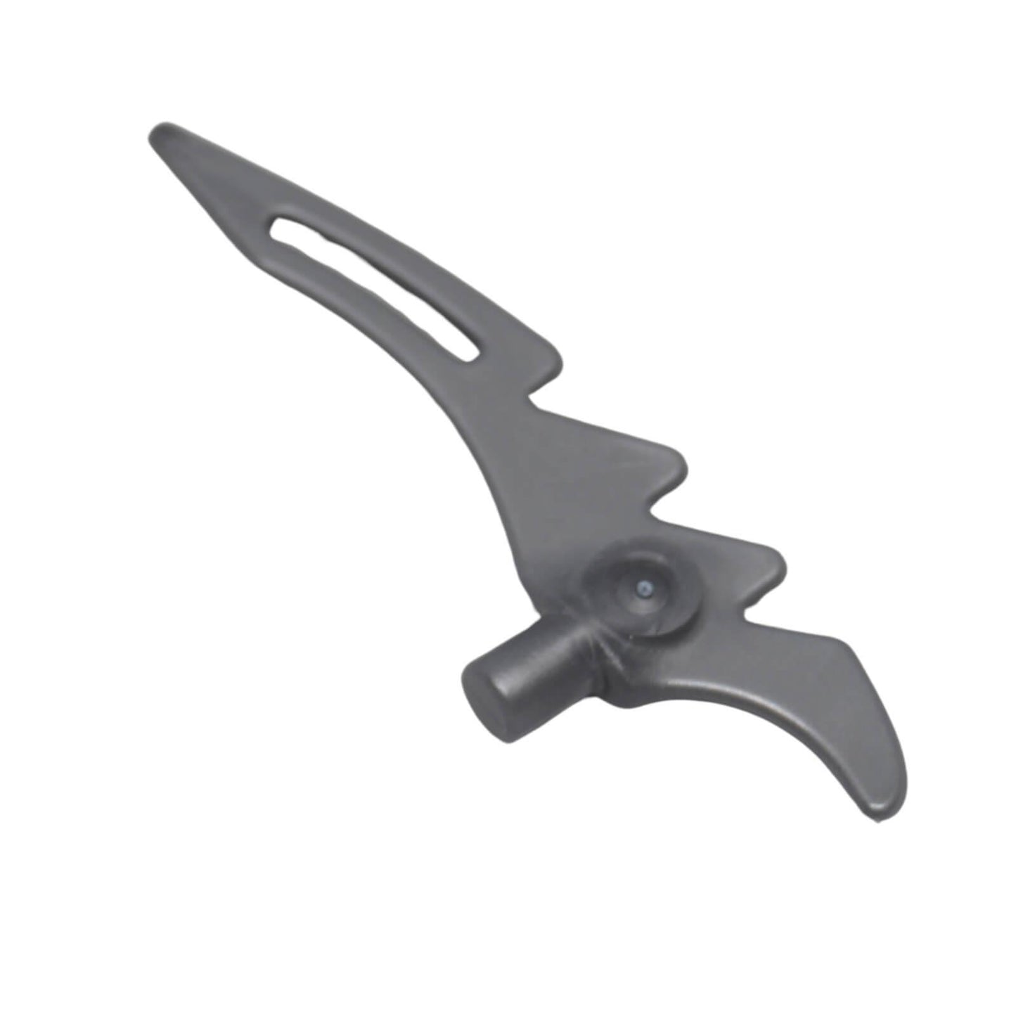 LEGO® Minifigure Serrated Crescent Blade with Bar 98141 flat silver