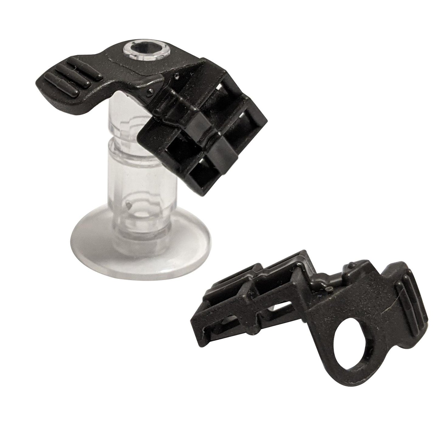 LEGO® Minifigure Shoulder Armor with Double Katana Scabbard Part 23983 black