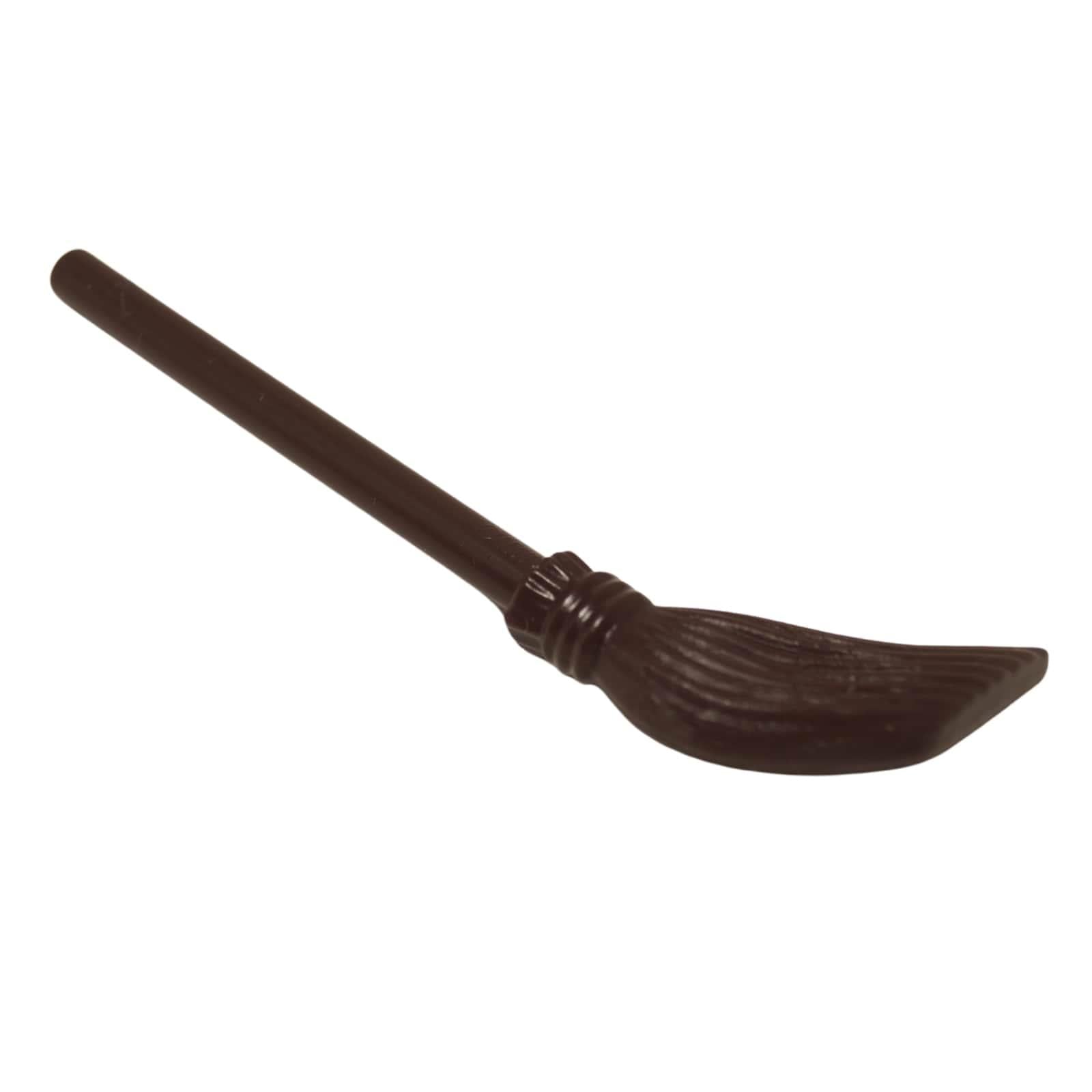 LEGO minifigure utensil broom part 4332 brown sweeping brush in dark bown.