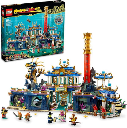 LEGO Monkie Kid Dragon of the East Palace 80049 palace set with dragon and minifigures