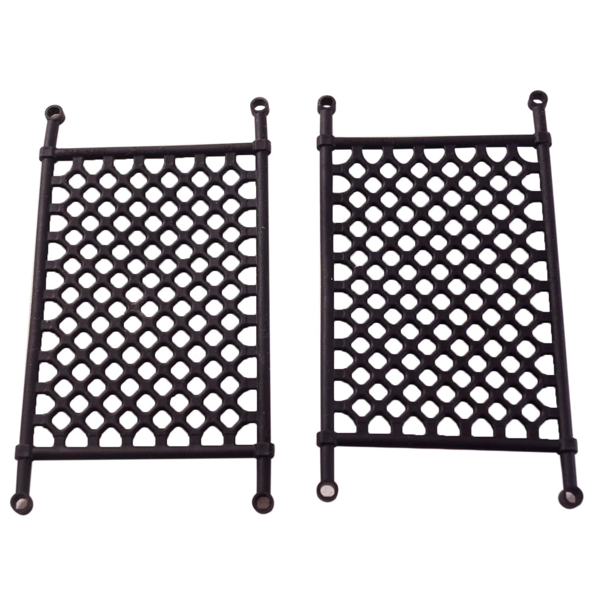 LEGO® pieza de red de plástico 8 x 14 enrejado en negro, elemento de red flexible para trampas, carga y construcciones decorativas
