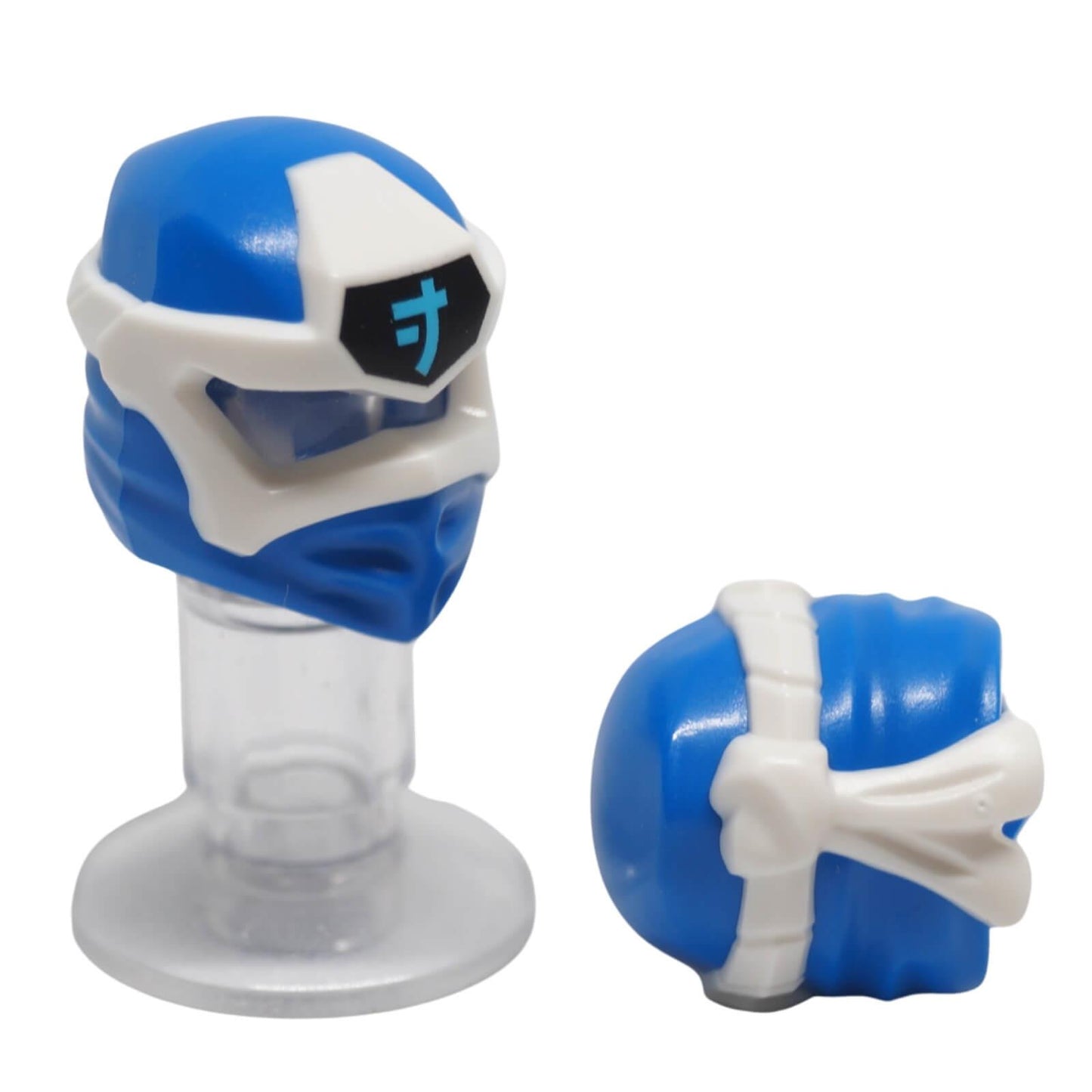 LEGO® NINJAGO blue ninja wrap with white mask and medium azure symbol 65072pb01