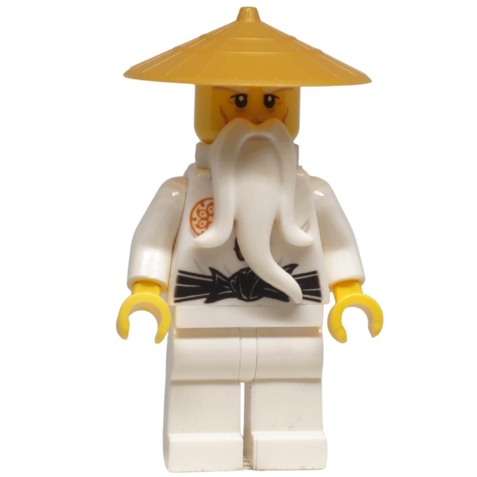 LEGO NINJAGO Master Wu pearl gold hat minifigure njo0225 from set 70596 Samurai X Cave Chaos