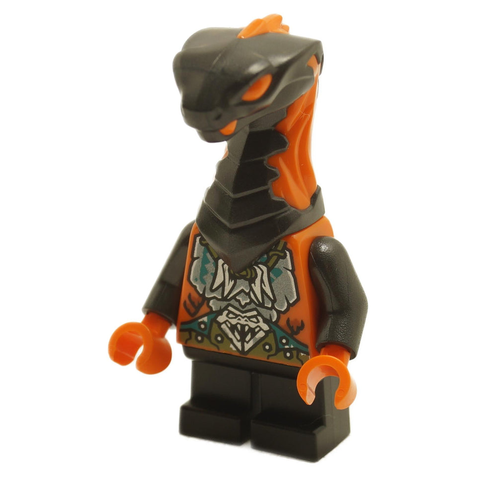 LEGO NINJAGO Python Dynamite Core minifigure njo0724 orange snake villain armor print