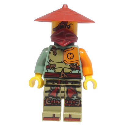 LEGO NINJAGO Ronin Possession minifigure njo0149 from set 70735 Ronin R.E.X. shown from front 