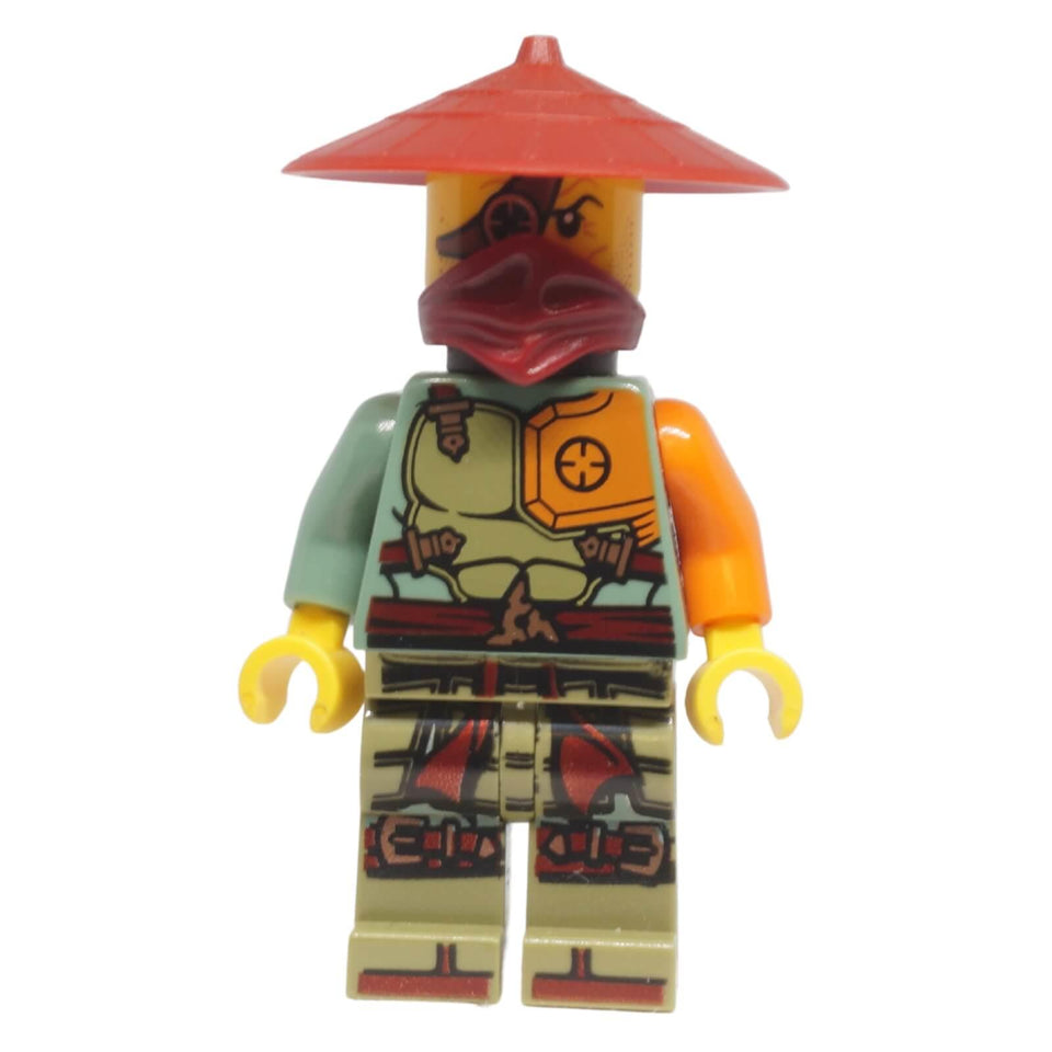 LEGO NINJAGO Ronin Possession minifigure njo0149 from set 70735 Ronin R.E.X. shown from front 