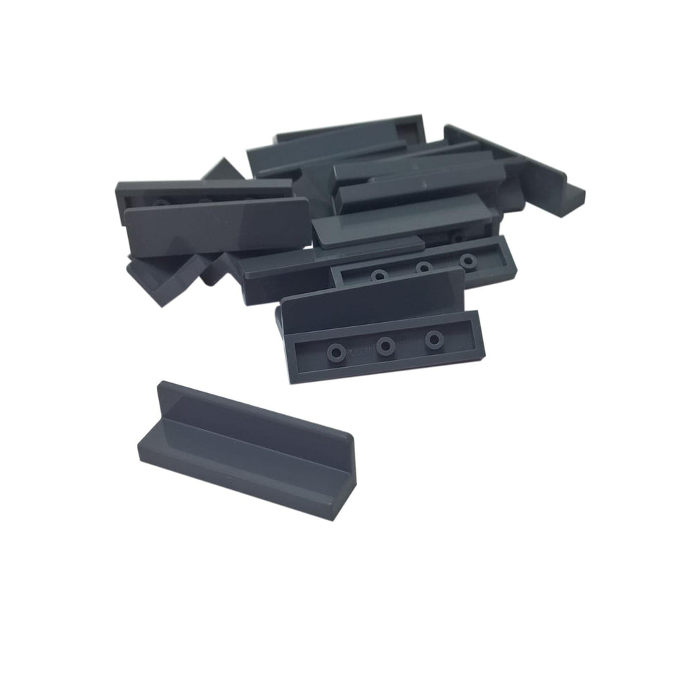 LEGO® Panel 1 x 4 x 1 in dark bluish gray, classic rectangular panel used for walls and detailing.
