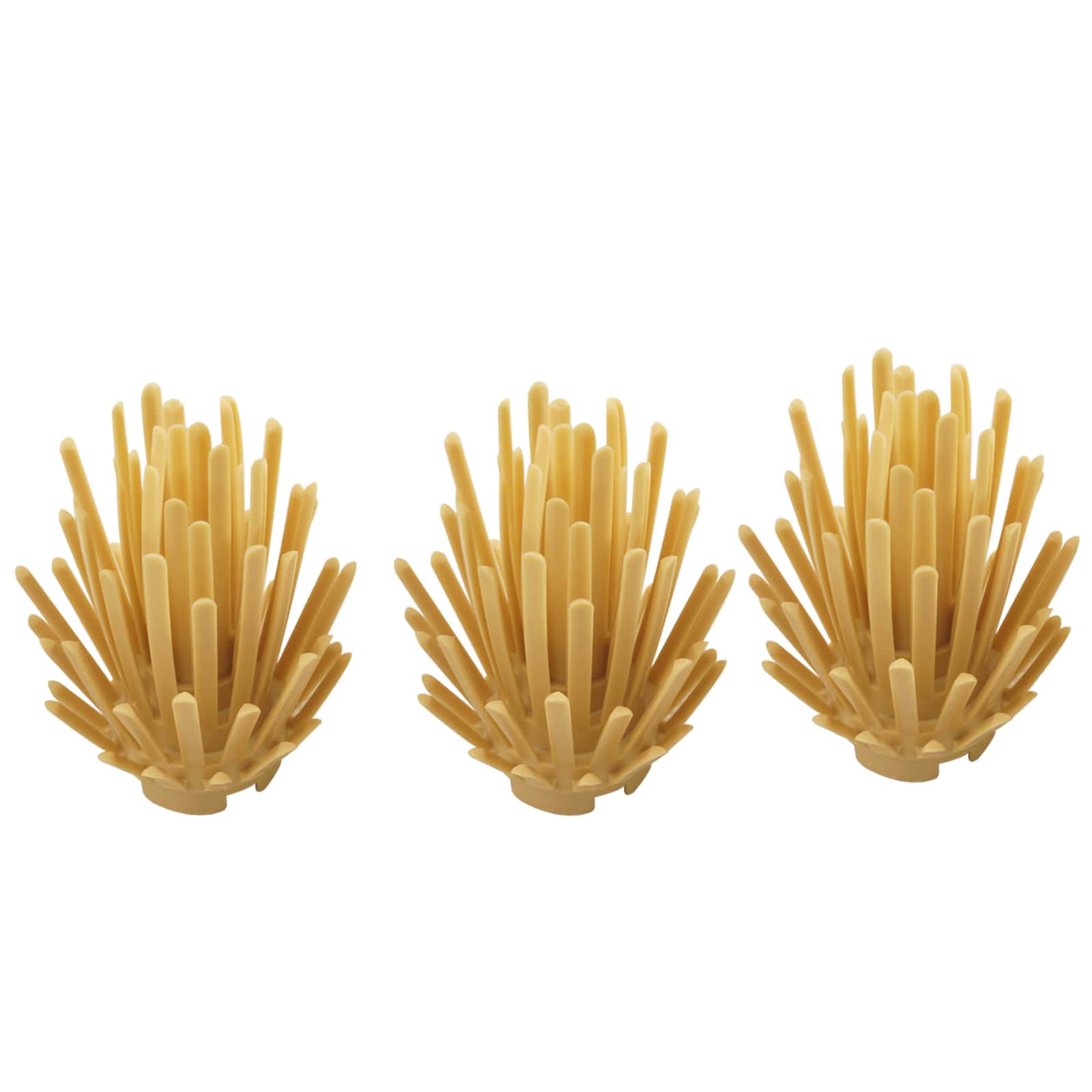 LEGO® planta arbusto espinoso 2 x 2 x 4 con follaje espinoso, utilizado para construcciones de vegetación y paisajismo, color marrón claro
