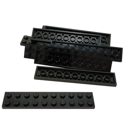 LEGO plate 2x10 part 3832 long building plate black