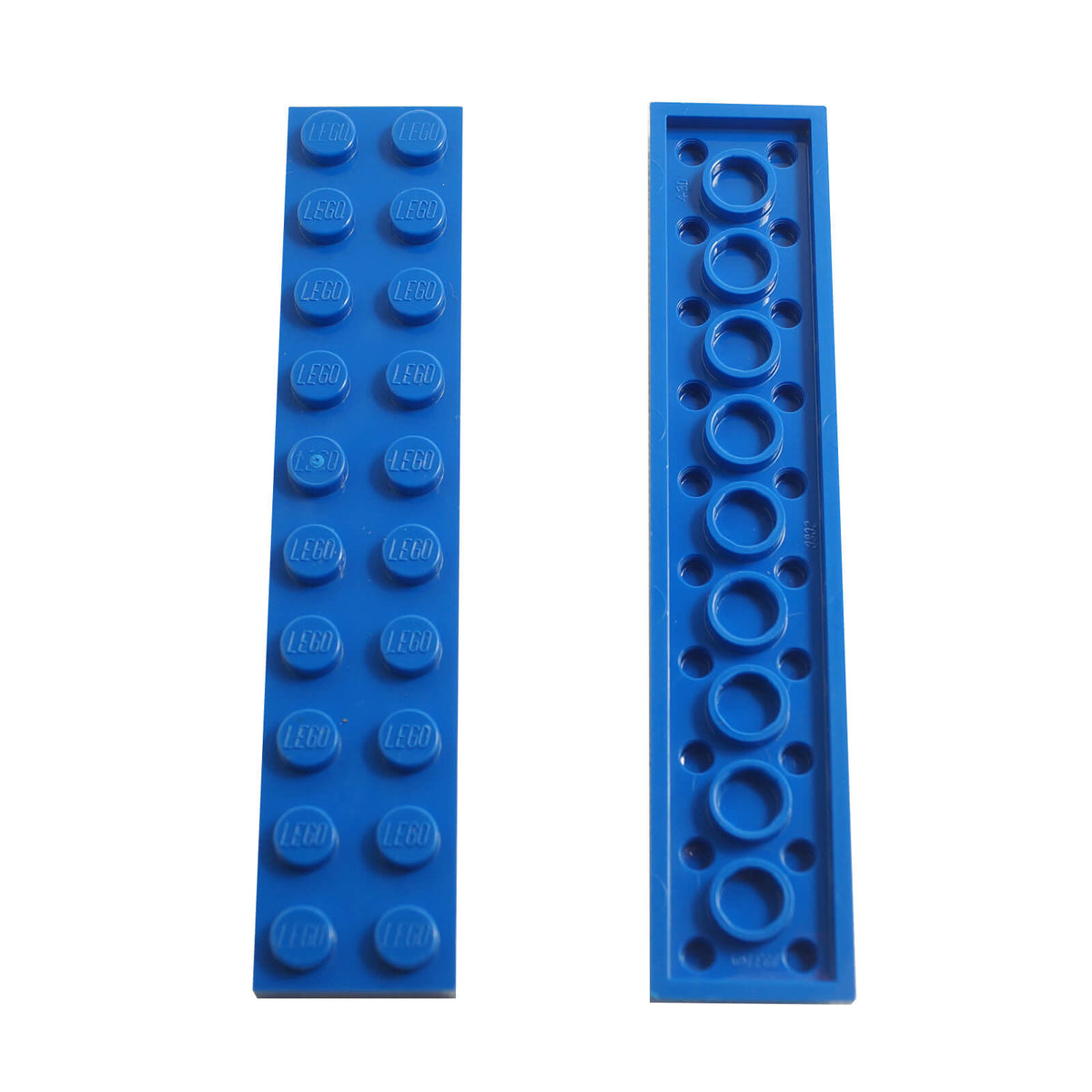 LEGO plate 2x10 part 3832 long building plate blue