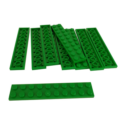 LEGO plate 2x10 part 3832 long building plate green