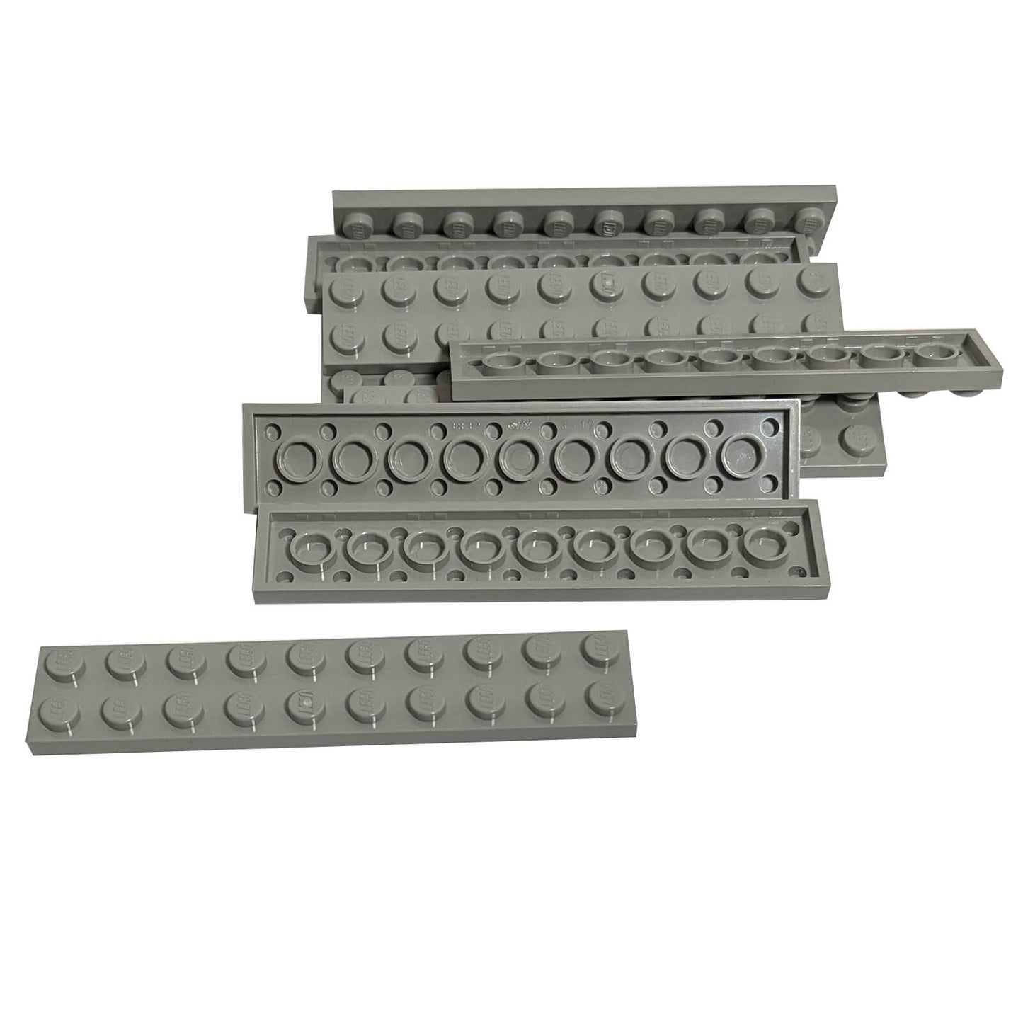 LEGO plate 2x10 part 3832 long building plate light bluish gray
