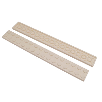 LEGO plate 2x16 part 4282 long building plate white