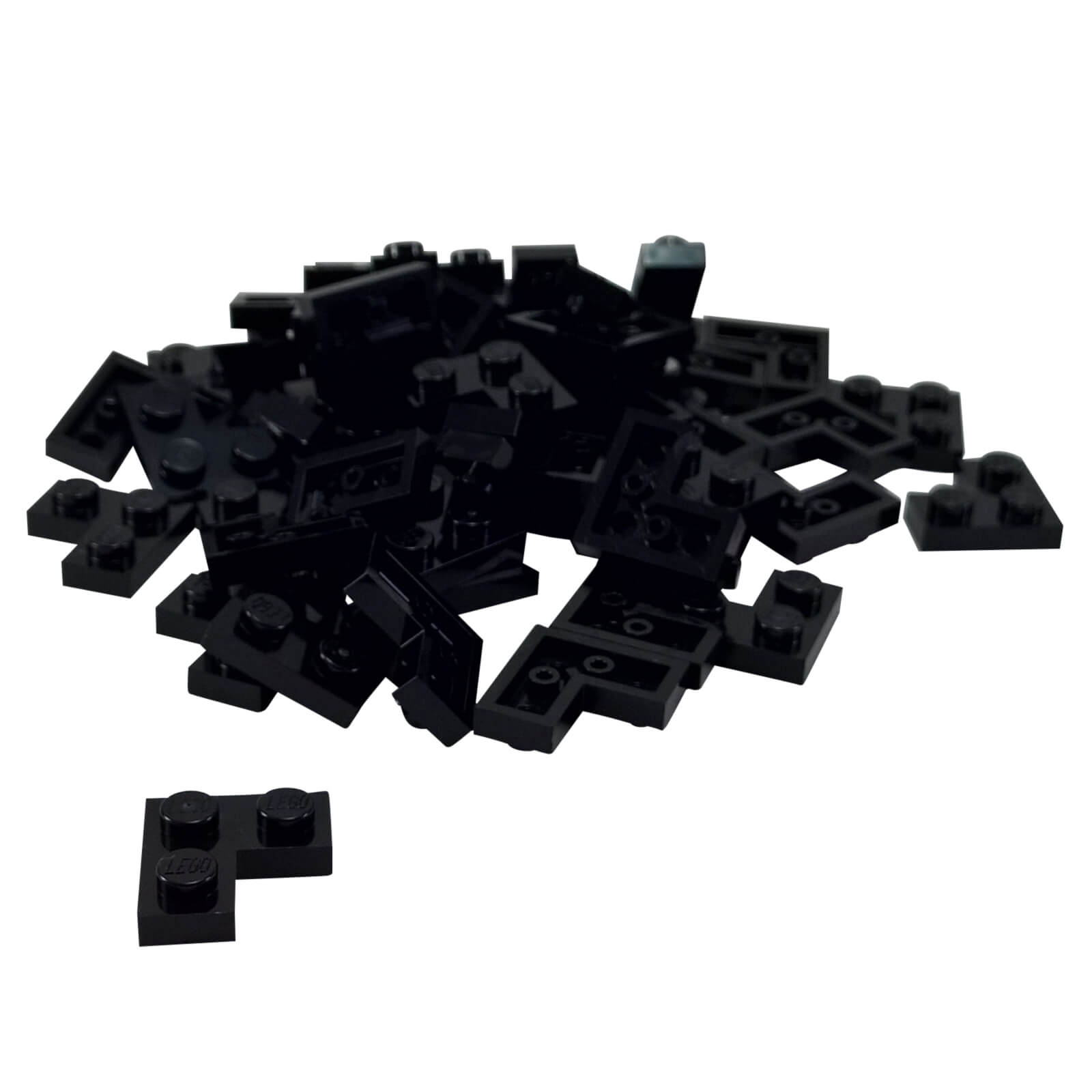 LEGO plate 2x2 corner part 2420 L shaped plate black