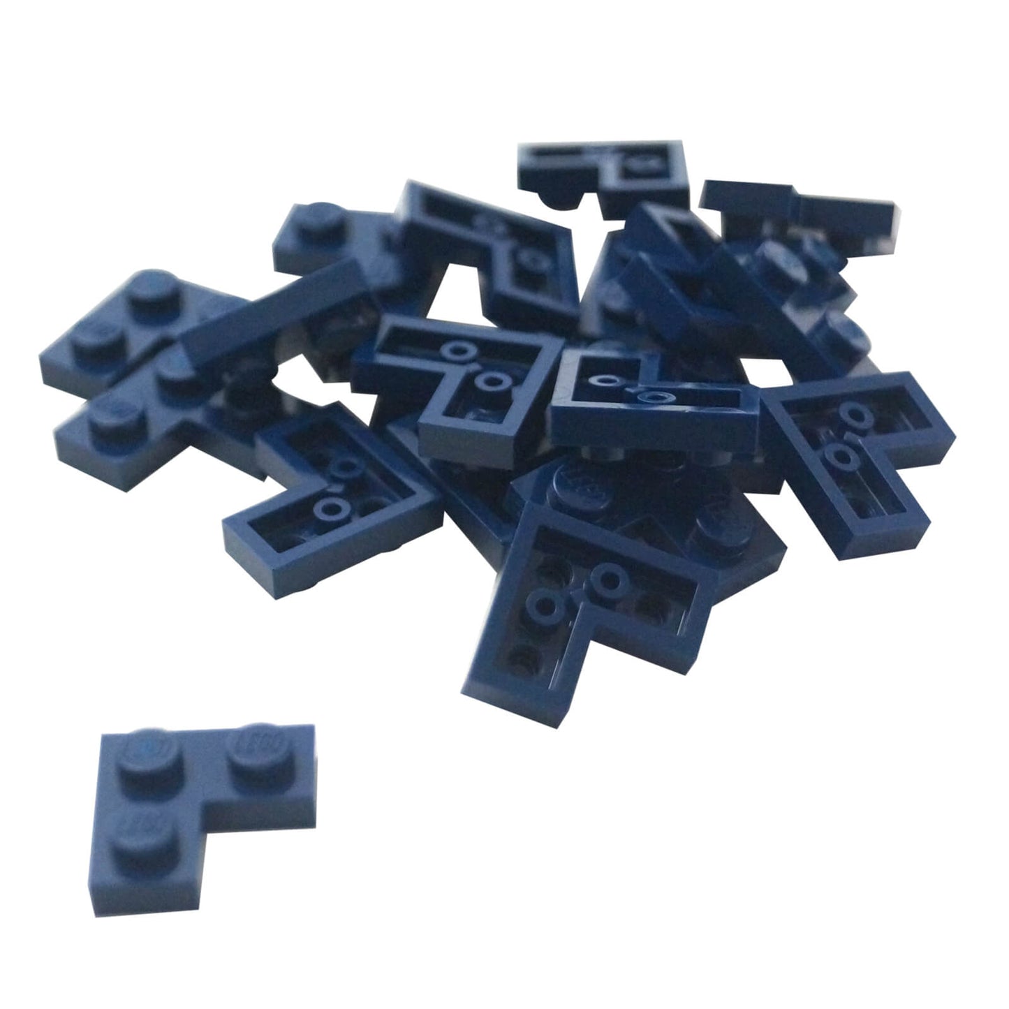LEGO plate 2x2 corner part 2420 L shaped plate dark blue