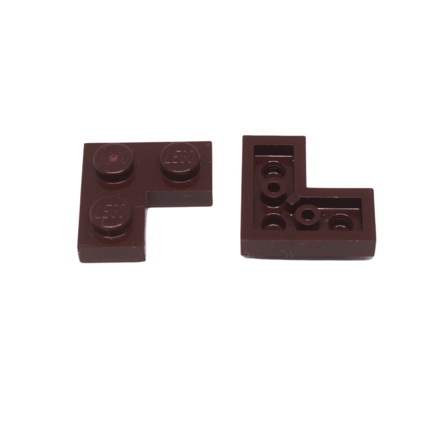 LEGO plate 2x2 corner part 2420 L shaped plate dark brown