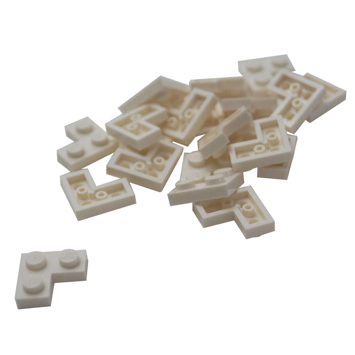 LEGO plate 2x2 corner part 2420 L shaped plate white