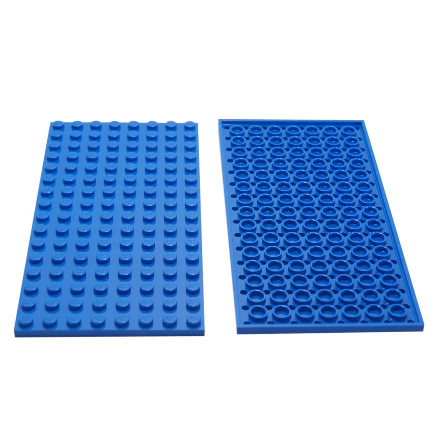 LEGO® levy 8 x 16 suuri pohjaosa, leveä litteä elementti perustuksiin ja suuriin rakennelmiin, sininen väri
