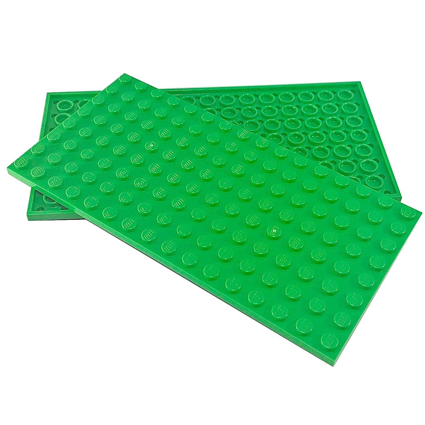 LEGO® levy 8 x 16 suuri pohjaosa, leveä litteä elementti perustuksiin ja suuriin rakennelmiin, kirkas vihreä väri

