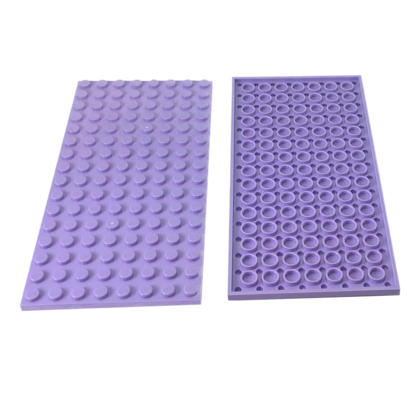 LEGO® levy 8 x 16 suuri pohjaosa, leveä litteä elementti perustuksiin ja suuriin rakennelmiin, laventeli väri
