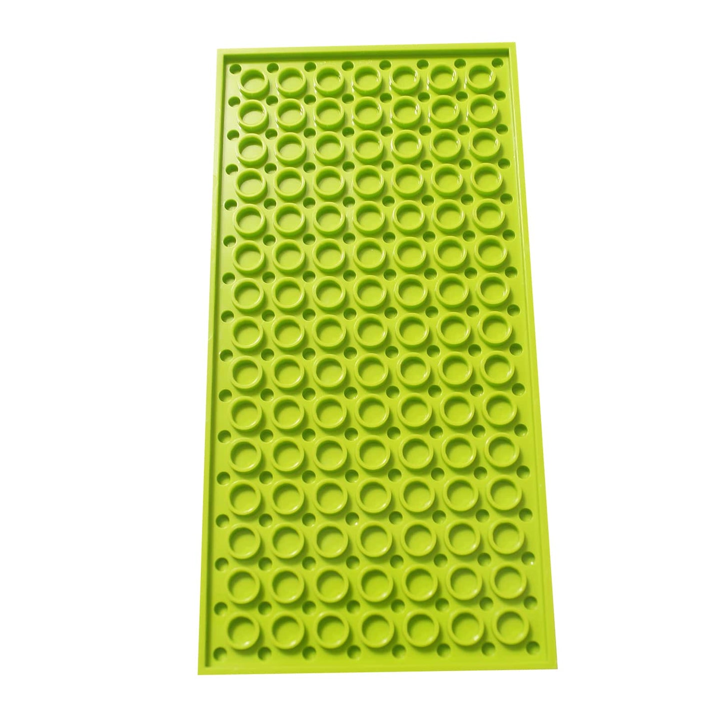 LEGO® levy 8 x 16 suuri pohjaosa, leveä litteä elementti perustuksiin ja suuriin rakennelmiin, lime väri
