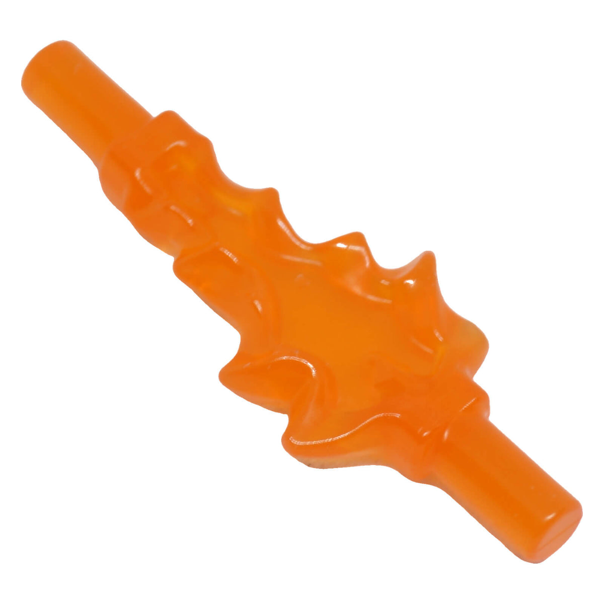 LEGO® Power Burst Bolt Small with Bar Ends 35032c translucent energy effect element in trans-orange