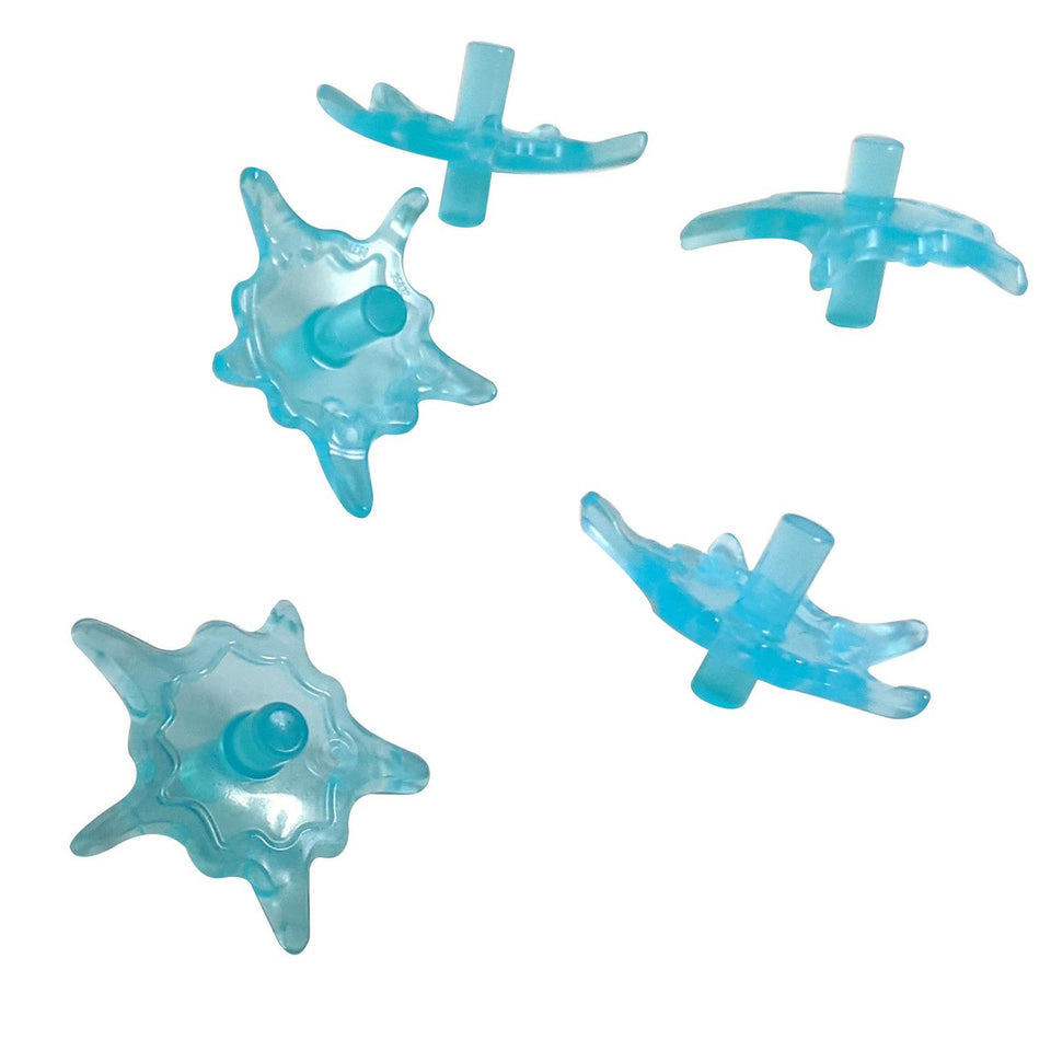 LEGO® Power Burst Shield Small with Bar Ends 35032f translucent energy effect element trans light blue