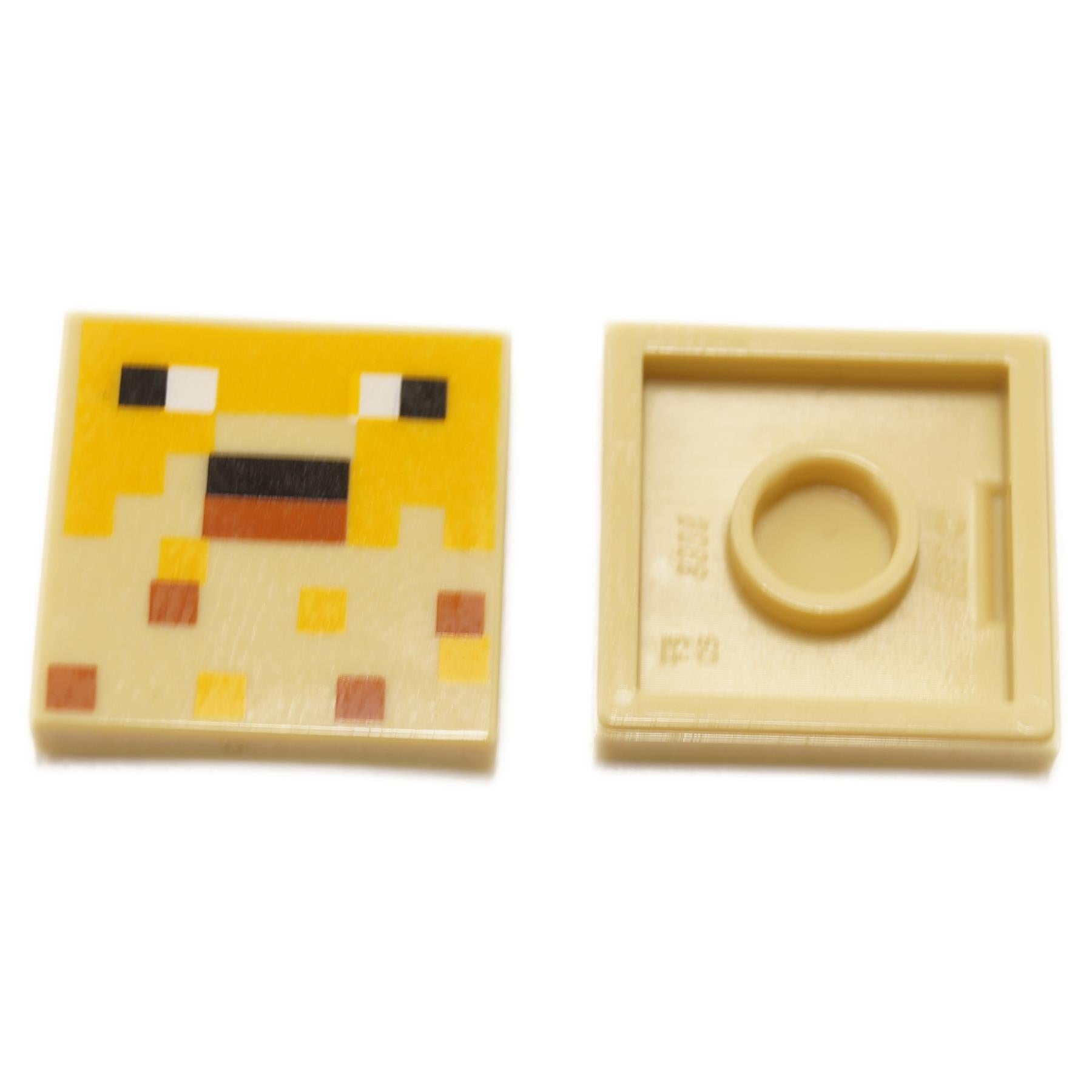 LEGO Minecraft pufferfish printed tile 2x2 part 3068pb1482
