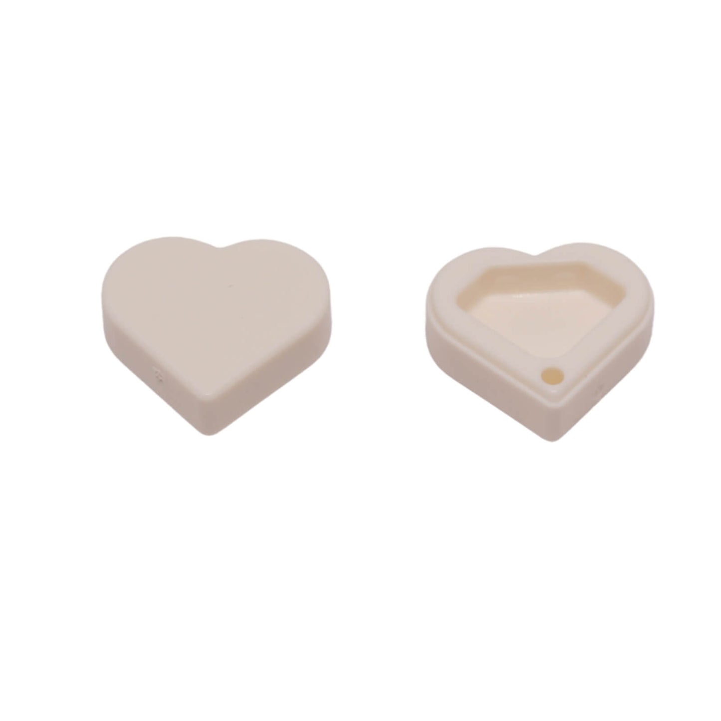 LEGO round tile 1x1 heart part 39739 decorative tile piece, white