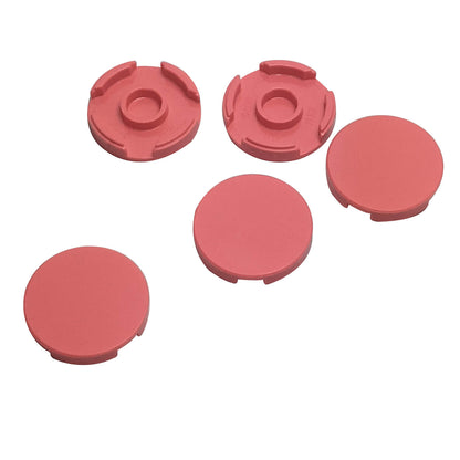 LEGO round tile 2x2 with stud holder underside part 14769, coral