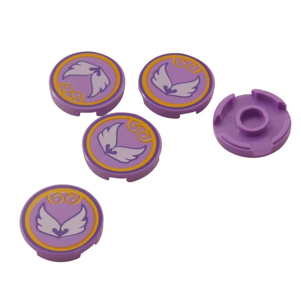 LEGO Round Tile 2 x 2 with Wings Emblem Pattern 14769pb030