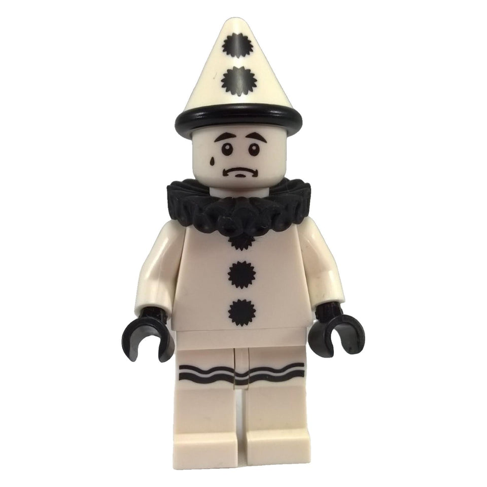 LEGO® Sad Clown Series 10 col155 minifigure in black and white clown costume