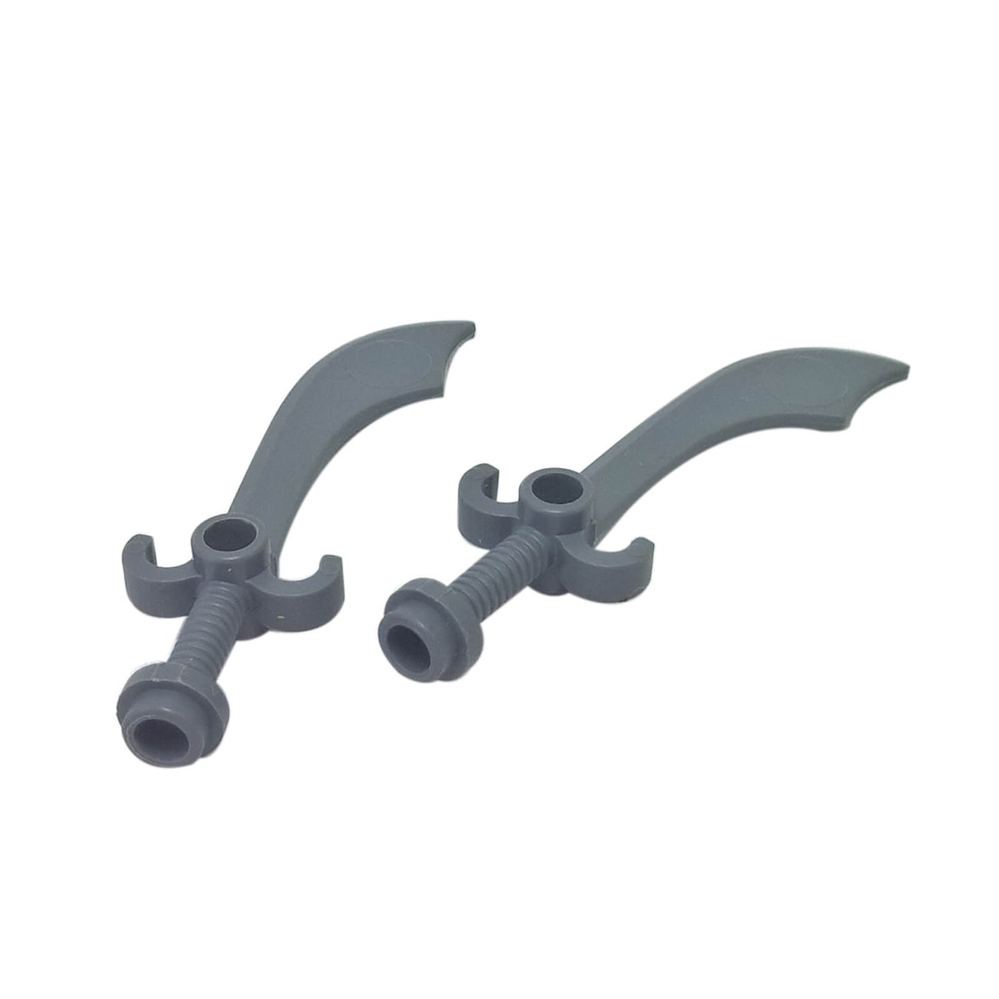 LEGO® Scimitar Sword Minifigure Weapon Part 43887 Dark Bluish Gray