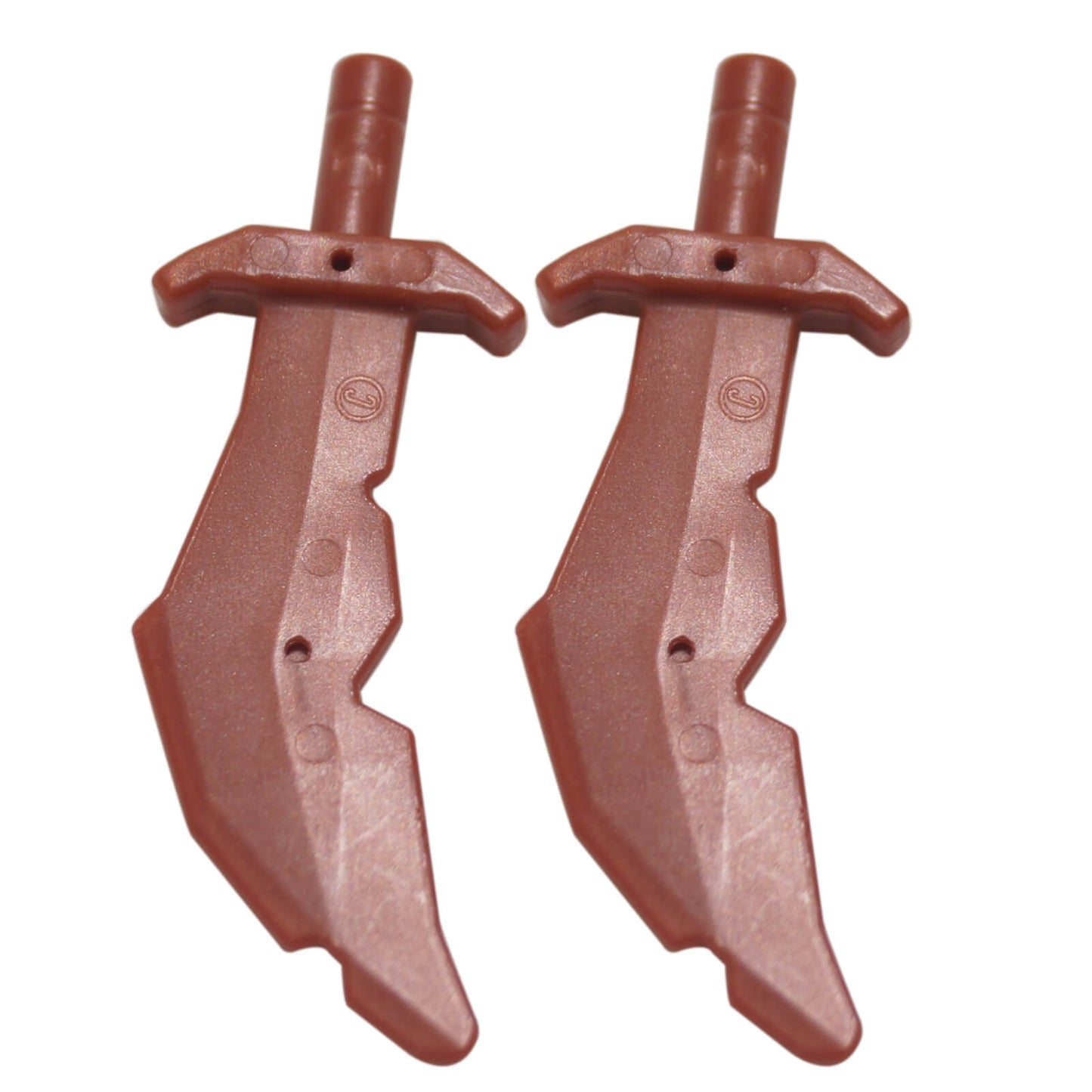 LEGO® Scimitar with Nicks Minifigure Weapon Part 60752 Copper