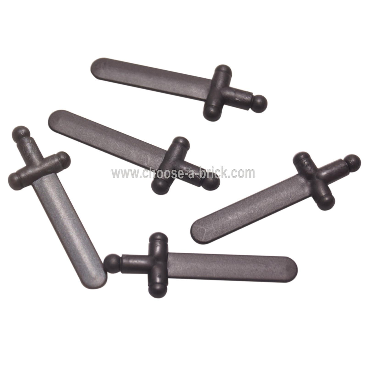 LEGO® Shortsword Minifigure Weapon Part 3847 Pearl Dark Gray