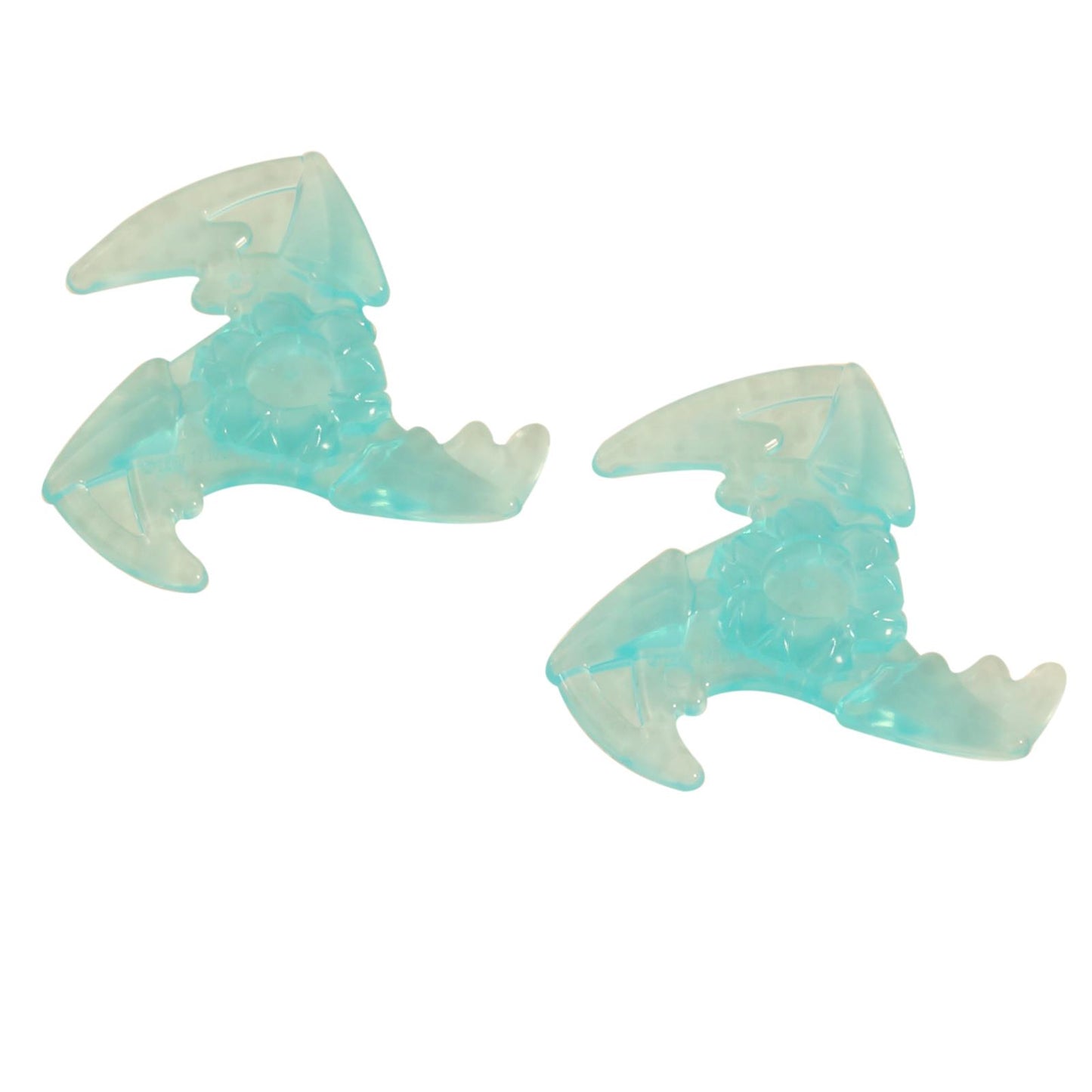 LEGO® shuriken throwing star 73766a with trailing energy effect in trans-light blue