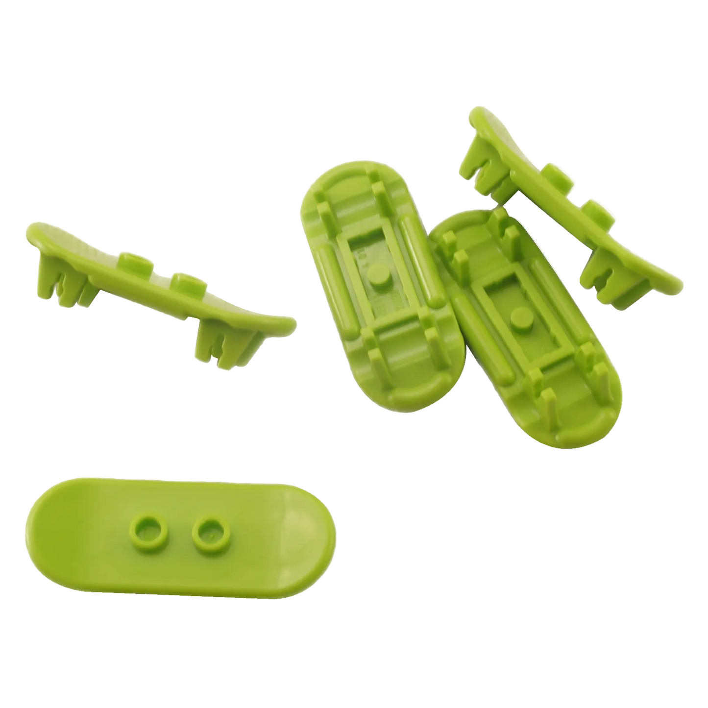 LEGO skateboard deck part 42511 minifigure accessory, lime