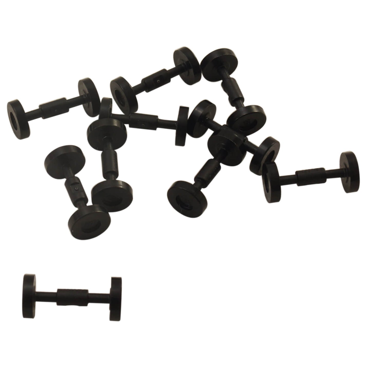 LEGO skateboard trolley wheel small element 2496 black