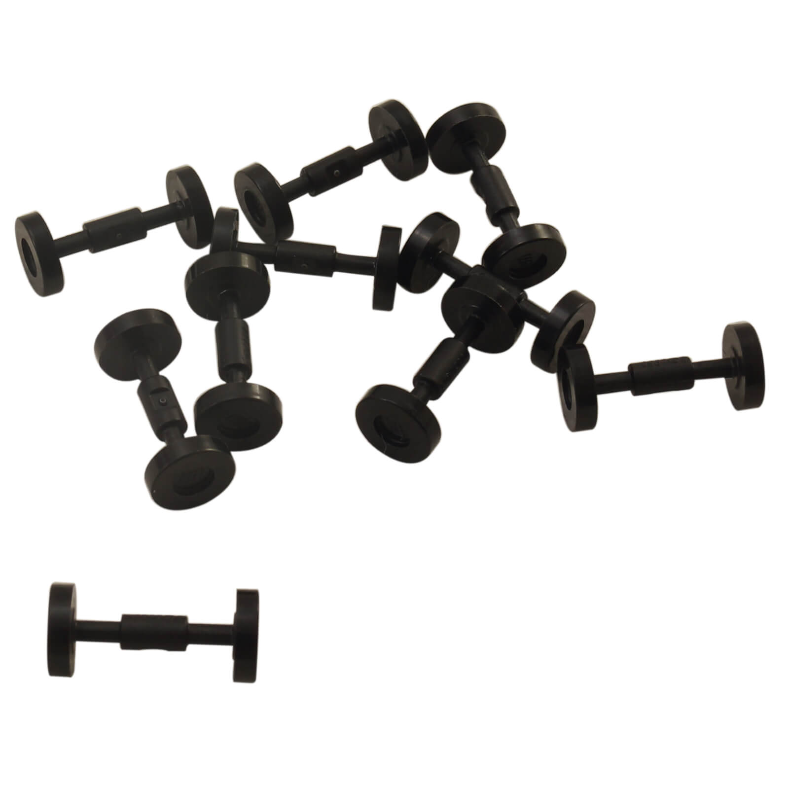 LEGO skateboard trolley wheel small element 2496 black