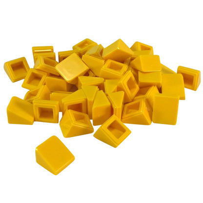 LEGO® slope 30 degree 1 x 1 x 2/3 piece, small angled surface for fine detailing and shaping, yellow color
