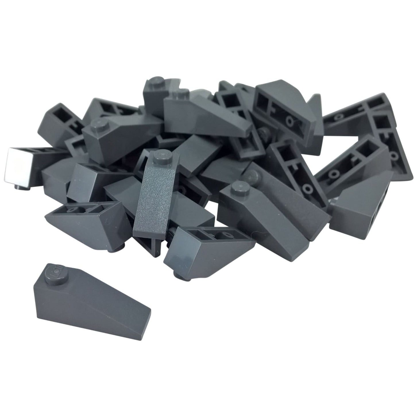 LEGO® Slope 33 3 x 1 in dark bluish gray, a narrow angled slope piece used for rooflines and smooth transitions.

