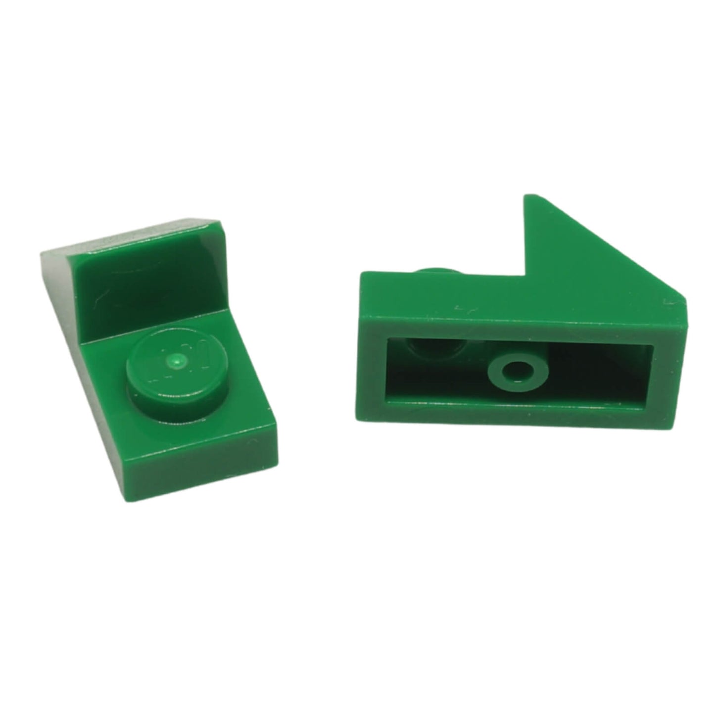 LEGO® pendiente de 45 grados 2 x 1 con recorte 2/3, pieza angular para dar forma detallada y construcciones mecánicas compactas, color verde
