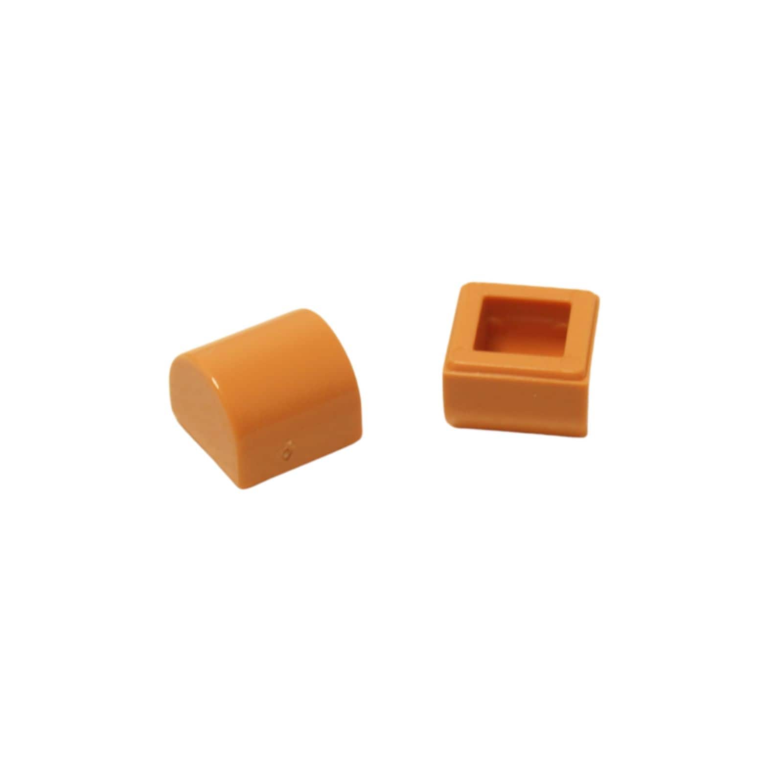 LEGO® élément de pente courbe 1 x 1 x 2/3 double courbe, surface lisse et arrondie pour le détail et la mise en forme, couleur nougat

