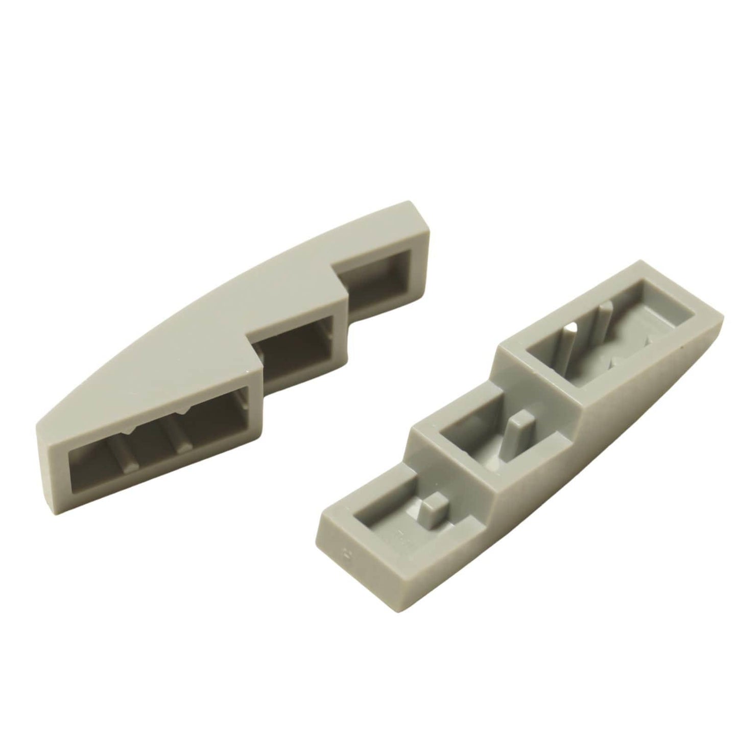 LEGO® ívelt lejtő 4 x 1 darab, sima, lekerekített felület járműformákhoz és részletes alakításokhoz, világos kékes szürke szín
