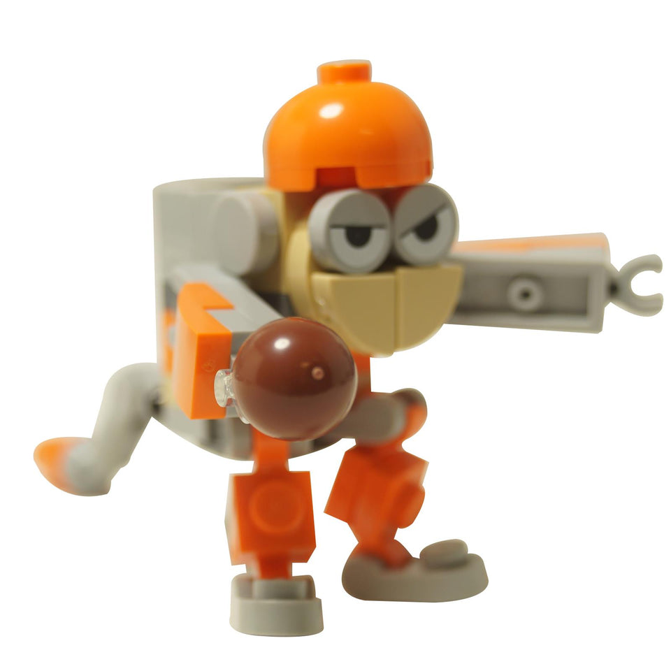 LEGO® Sonic the Hedgehog Kiki the Monkey Badnik figure (son014) in a dynamic pose, ready to cause trouble.